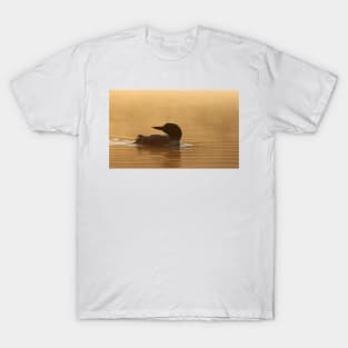 Common loon in morning light T-Shirt